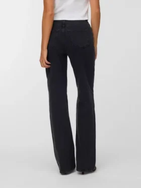 Vmtessa-Jeans met hoge taille en wijde pijpen