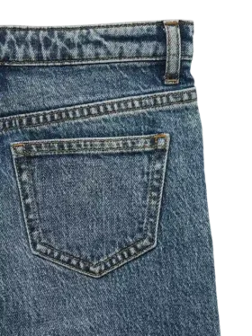 Vmtessa-Jeans met hoge taille en wijde pijpen