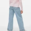 Vmtessa-Jeans met hoge taille en wijde pijpen