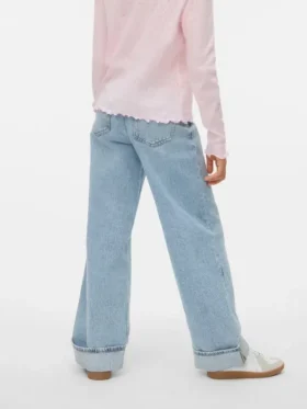 Vmtessa-Jeans met hoge taille en wijde pijpen