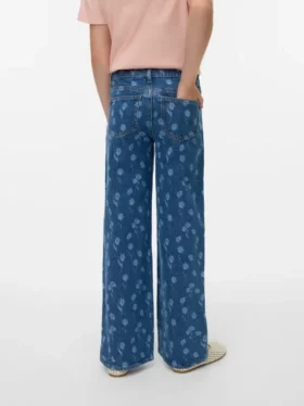 Vmtessa-Jeans met hoge taille en wijde pijpen