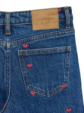 Vmtessa-Jeans met hoge taille en wijde pijpen