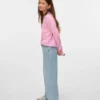 Vmtessa-Jeans met hoge taille en wijde pijpen