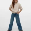 Vmtessa-Jeans met hoge taille en wijde pijpen