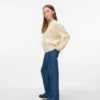 Vmtessa-Jeans met hoge taille en wijde pijpen