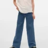 Vmtessa-Jeans met hoge taille en wijde pijpen