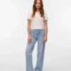 Vmtessa-Jeans met hoge taille en wijde pijpen