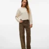 Vmtessa-Jeans met hoge taille en wijde pijpen