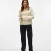 Vmtessa-Jeans met hoge taille en wijde pijpen