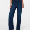 Vmtessa-Jeans met hoge taille en wijde pijpen
