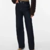 Vmtessa-jeans met hoge taille en wijde pijpen