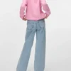Vmtessa-Jeans met hoge taille en wijde pijpen