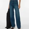 Vmtessa-Jeans met hoge taille en wijde pijpen