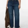 Vmtessa-Jeans met hoge taille en wijde pijpen