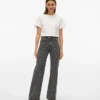 Vmtessa-Jeans met hoge taille en wijde pijpen