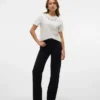 Vmtessa-Jeans met hoge taille en wijde pijpen