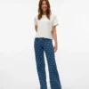 Vmtessa-Jeans met hoge taille en wijde pijpen