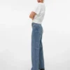 Vmtessa-Jeans met hoge taille en wijde pijpen