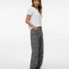 Vmtessa-Jeans met hoge taille en wijde pijpen