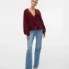 Vmtessa-Jeans met hoge taille en wijde pijpen