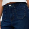 Vmtessa-Jeans met hoge taille en wijde pijpen