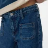 Vmtessa-Jeans met hoge taille en wijde pijpen
