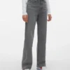 Vmtessa-jeans met hoge taille en wijde pijpen