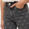 Vmtessa-Jeans met hoge taille en wijde pijpen