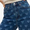 Vmtessa-Jeans met hoge taille en wijde pijpen