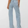 Vmtessa-jeans met strass, hoge taille en wijde pijpen