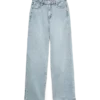 Vmtessa-jeans met strass, hoge taille en wijde pijpen