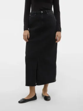 Vmtessa lange rok met hoge taille