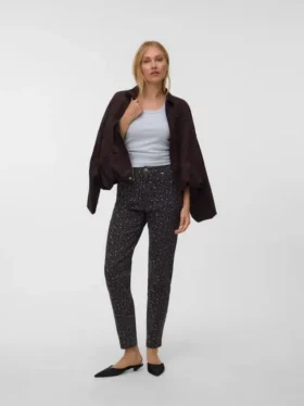 Vmtessa Mom-fit-Jeans met hoge taille