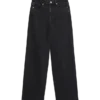 Vmtessa-Stretch jeans met hoge taille en wijde pijpen
