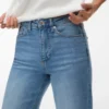Vmtessa-Stretch jeans met hoge taille en wijde pijpen