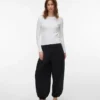 Vmtexas-broek met middelhoge taille