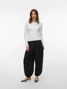 Vmtexas-broek met middelhoge taille