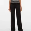 Vmtexas-broek met middelhoge taille
