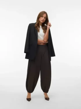 Vmtexas-broek met middelhoge taille