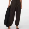 Vmtexas-broek met middelhoge taille