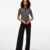 Vmtexas-broek met middelhoge taille
