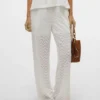 Vmthas-broek met middelhoge taille