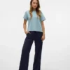 Vmthas-broek met middelhoge taille