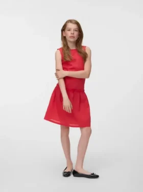 Vmtinna kort jurk Short