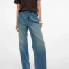 Vmtokey jeans met lage taille en rechte pasvorm