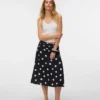 Vmtora midi-rok met middelhoge taille