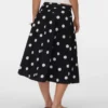 Vmtora midi-rok met middelhoge taille