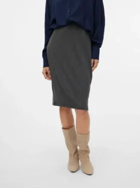 Vmtorino midi-rok met middelhoge taille