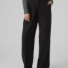 Vmtroian broek met middelhoge taille