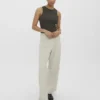 Vmtroian broek met middelhoge taille